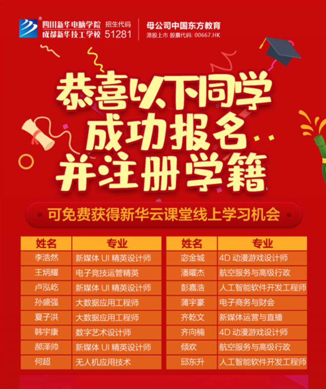 足不出戶(hù)，四川新華電腦學(xué)院帶您一對(duì)一參觀校園