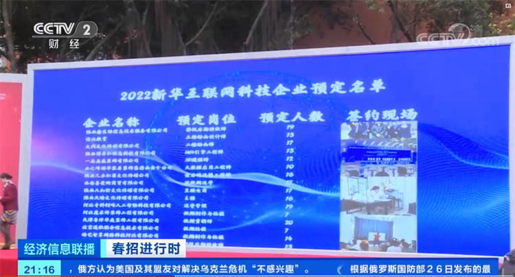 春招進(jìn)行時，企業(yè)“上門”預(yù)定新華電腦畢業(yè)生！