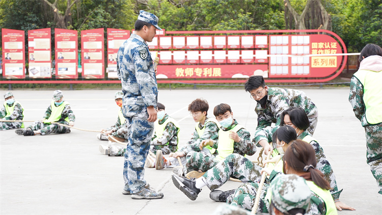 超然！新生軍訓(xùn)——團(tuán)隊(duì)訓(xùn)練賽