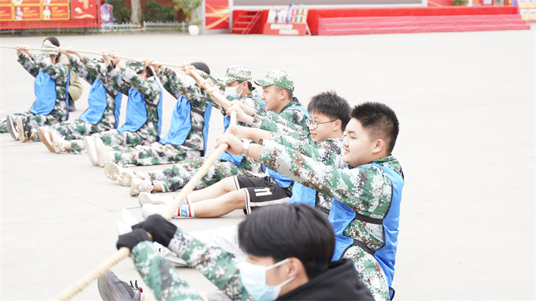 超然！新生軍訓(xùn)——團(tuán)隊(duì)訓(xùn)練賽